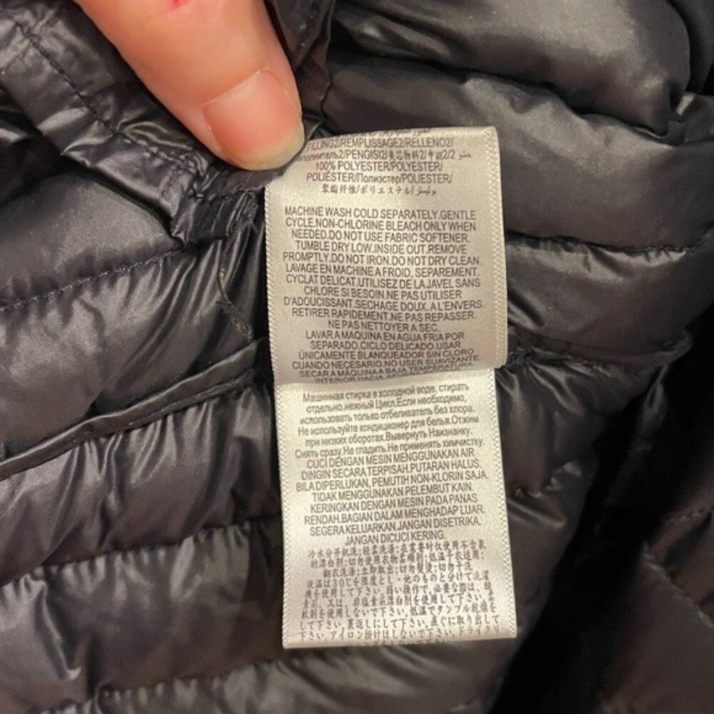 Bcbgeneration Hooded Down Puffer Jacket Green Ult… - image 8